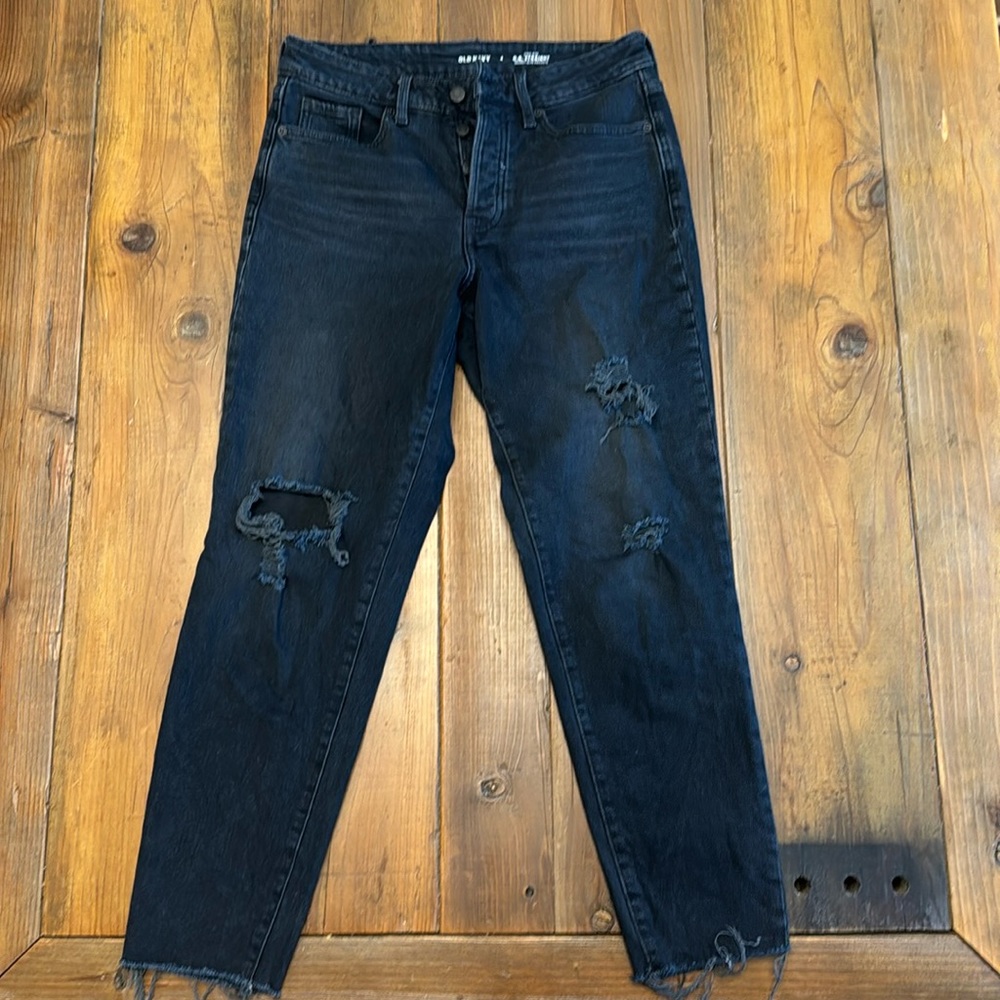 Old Navy High Rise OG Straight secret slim pockets